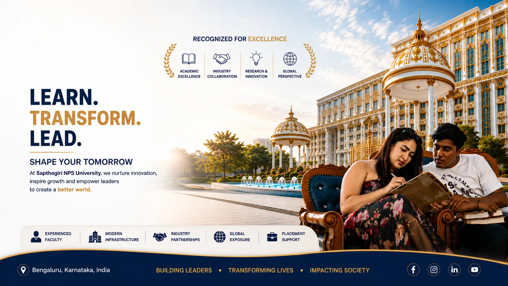 university landing page 2