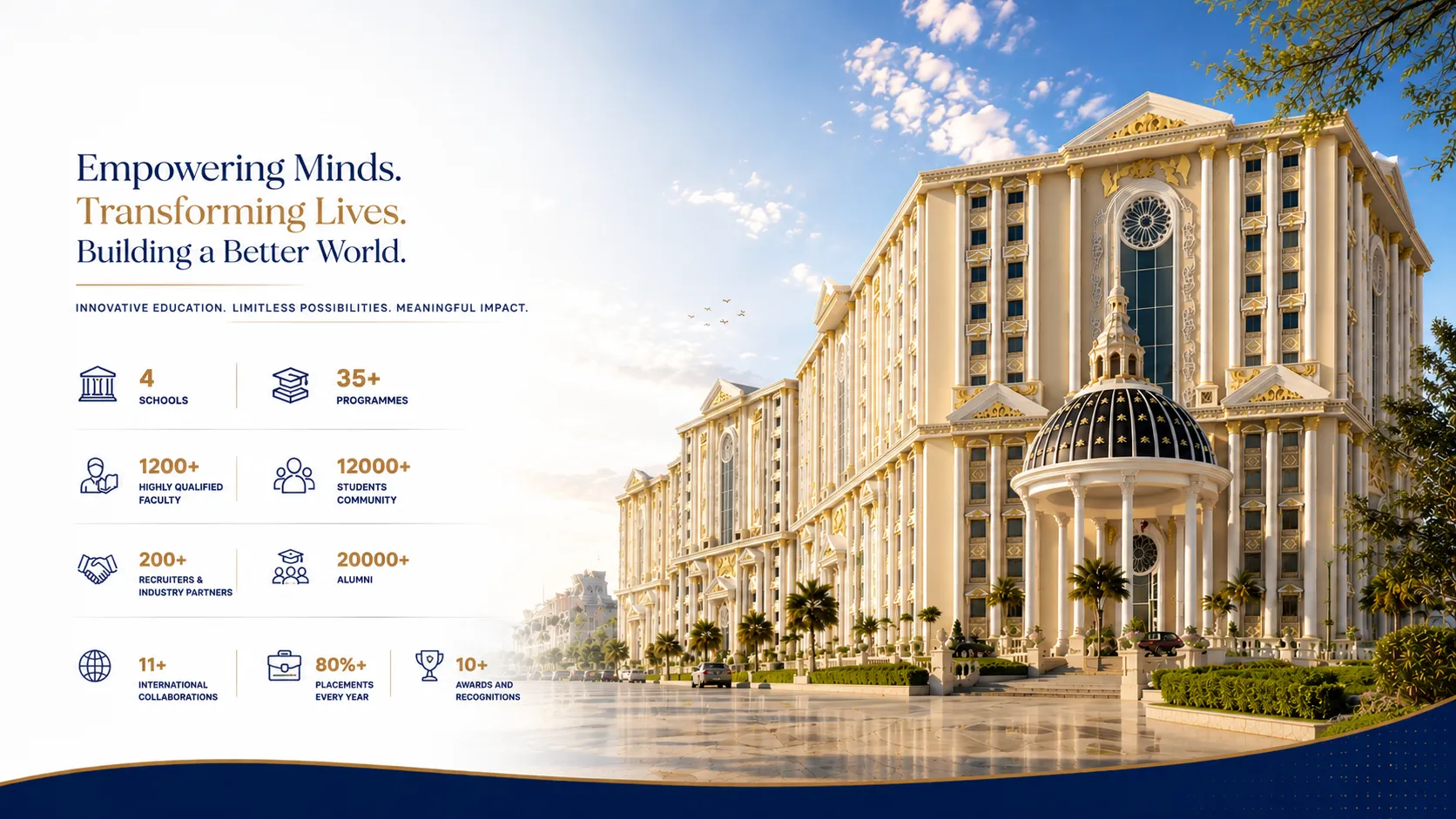 university landing page 3