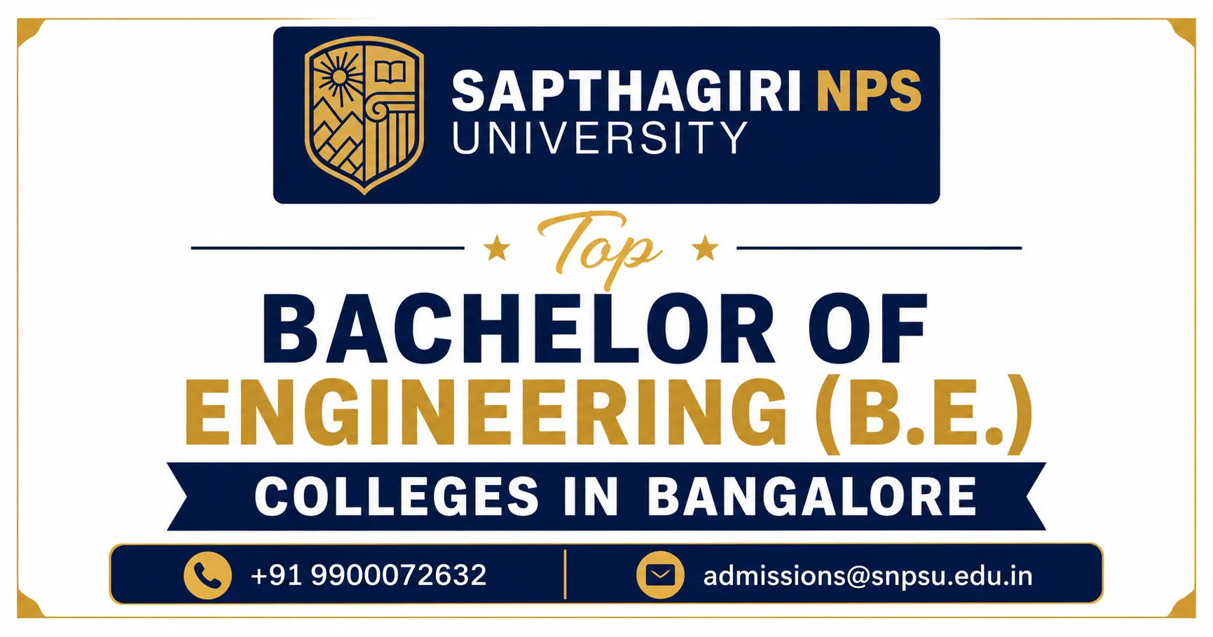 Top Bachelor of Engineering B.E Colleges in Bangalore