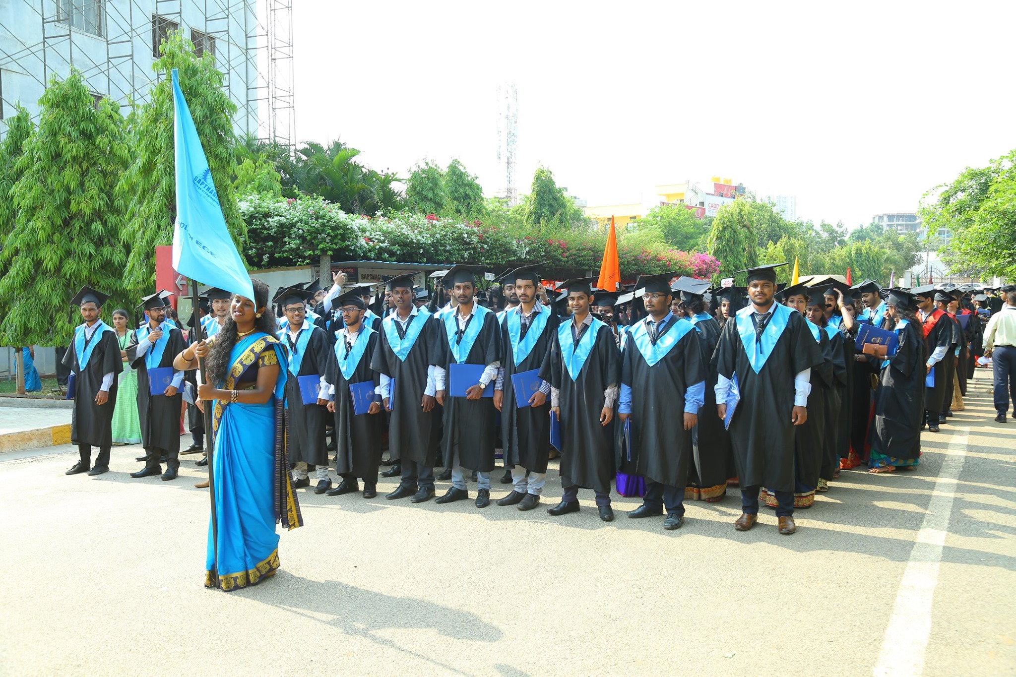Graduation day in Sapthagiri i NPS University